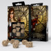 Steampunk Clockwork Beige & brown Dice Set