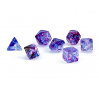 Chessex 7 Die Sets - Nebula TM Nocturnal/blue Luminary 7-Die Set