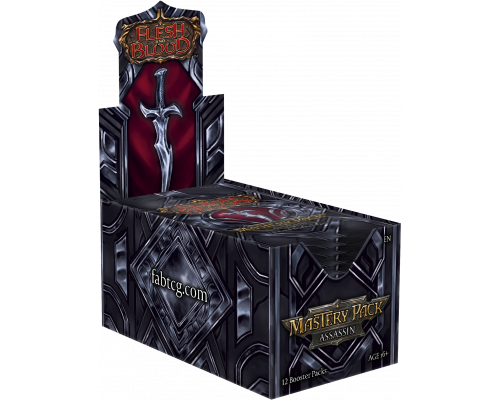 Flesh & Blood TCG - Mastery Pack Assassin Booster Display (12 Packs) - EN