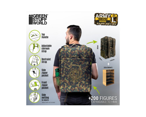 Army Transport Backpack - Camouflage Edition