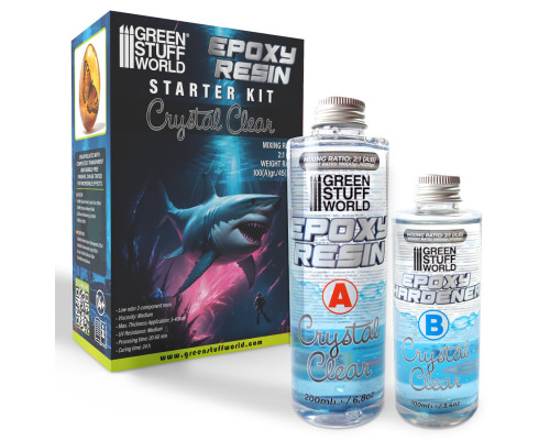 Clear epoxy resin