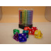  Chessex Prism Translucent GM & Beginner Player Polyhedral 7-Die Set