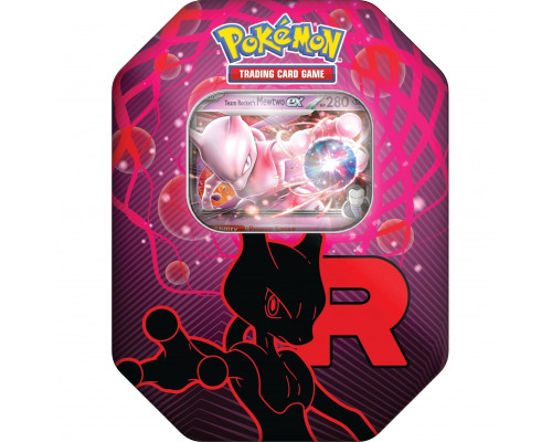Pokemon TCG - Team Rocket Ex Tin -Team Rocket’s Mewtwo ex