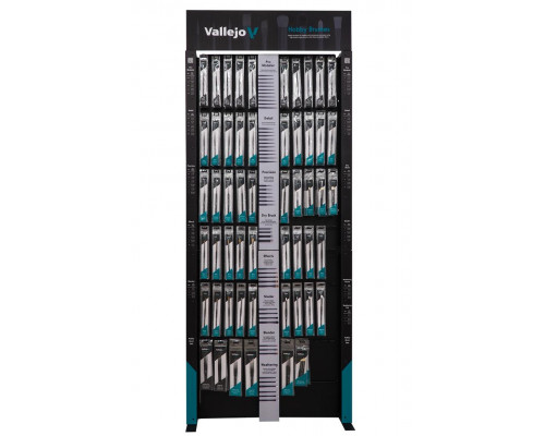 Vallejo - Hobby Brushes / Full Rack / Complete Range - Hobby Brushes - 48 refs + 6 sets