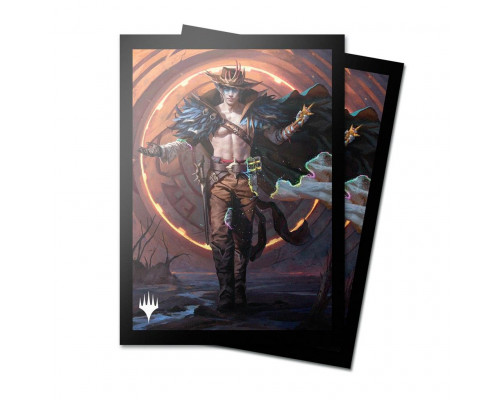 UP - Outlaws of Thunder Junction 100ct Deck Protector Sleeves Key Art 4 for Magic: The Gathering