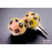 Chessex Stud Earrings Festive Circus Mini-Poly d20 Pair