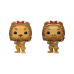 Funko POP! Movies: The Wizard of Oz - Cowardly Lion w/Chase (5+1)