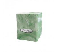 UP - Marble Satin Cube - Lime Green / White