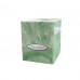 UP - Marble Satin Cube - Lime Green / White