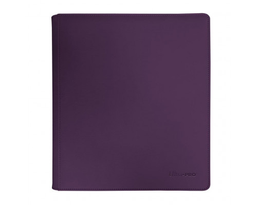 UP - Vivid 12-Pocket Zippered PRO-Binder - Midnight Plum