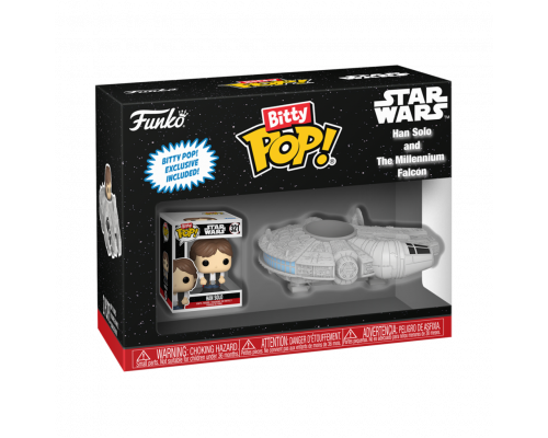 Funko Bitty POP! Ride: Star Wars - Han Solo w/Millenium Falcon