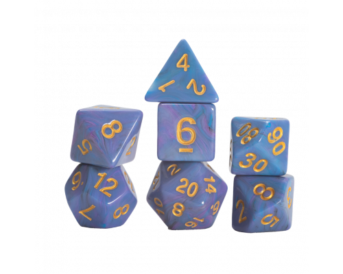 Sirius Dice - Unicorn Dice Set Blue
