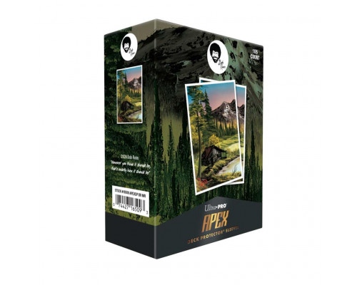 UP - Mountain Retreat 105ct APEX Deck Protector Sleeves for Bob Ross