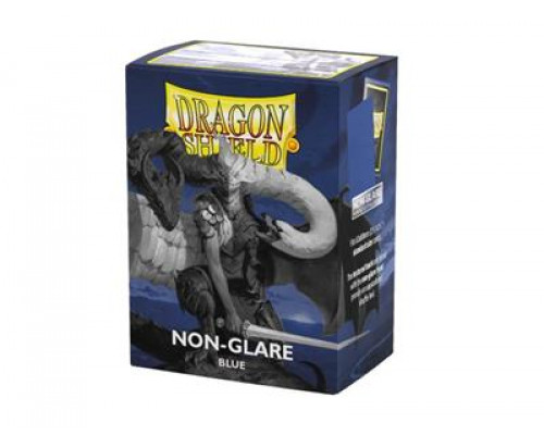 Dragon Shield Matte Non-Glare Sleeves - Blue (100 Sleeves)