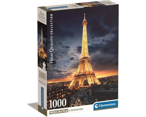 Clementoni CLE puzzle 1000 Compact Wieża Eiffla 39703