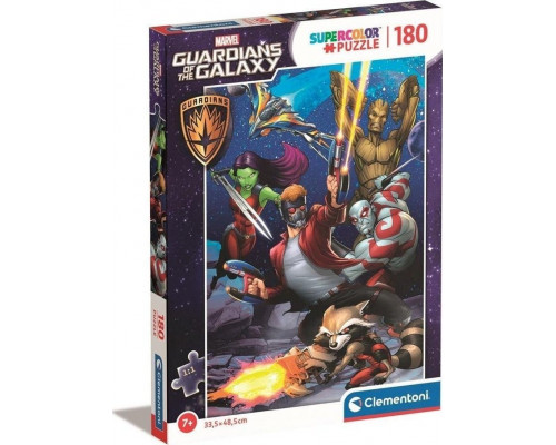 Clementoni Puzzle 180 Super Kolor Marvel Strażnicy Galaktyki