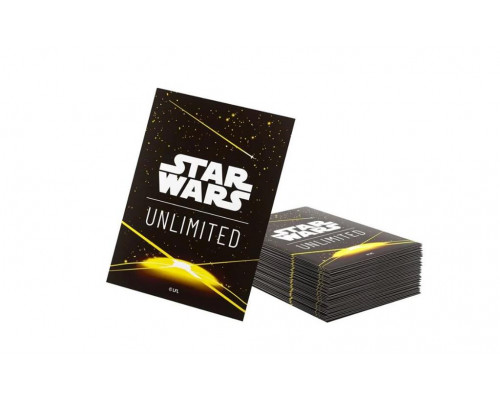 Gamegenic - Star Wars: Unlimited Premium Art Sleeves - Card Back Yellow