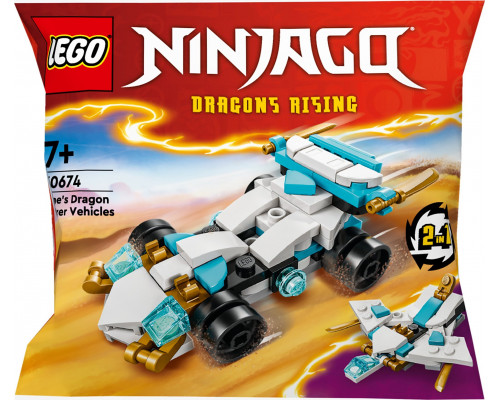 LEGO Ninjago Smocza moc Zane’a — pojazdy (30674)