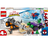 LEGO Marvel Spider-Man Hulk kontra Rhino — starcie pojazdów 4szt. (10782)