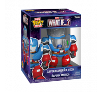 Funko POP! Bitty Bots: MarvelWI- CA Mech w/Cap