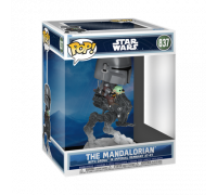 Funko POP! Rides DLX: The Mandalorian with Grogu in Imperial Remnant AT-RT