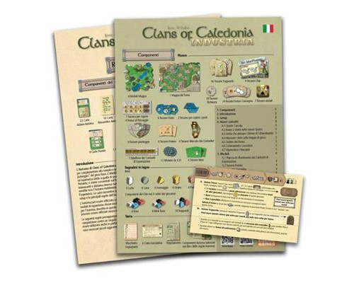 Language Pack Clans of Caledonia: Industria (Expansion) Italian