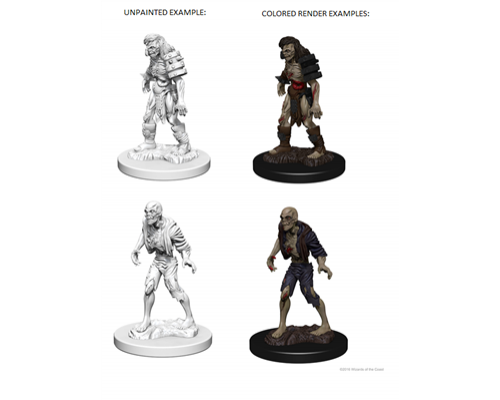 D&D Nolzur's Marvelous Unpainted Miniatures - Zombies