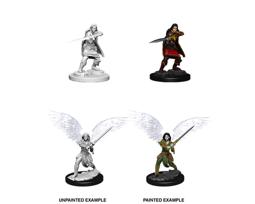 D&D Nolzur's Marvelous Miniatures: Female Aasimar Fighter