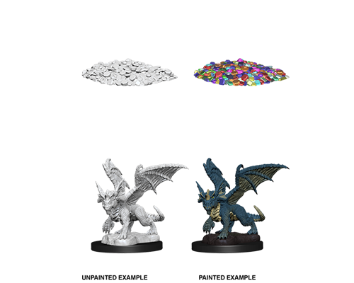 D&D Nolzur's Marvelous Miniatures - Blue Dragon Wyrmling