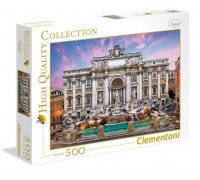 Clementoni Puzzle 500 elementów. HQC - Trevi Fountain (35047 CLEMENTONI)
