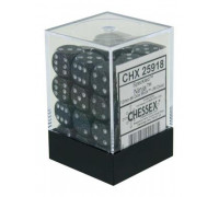 Chessex Speckled 12mm d6 Dice Blocks with Pips (36 Dice) - Ninja