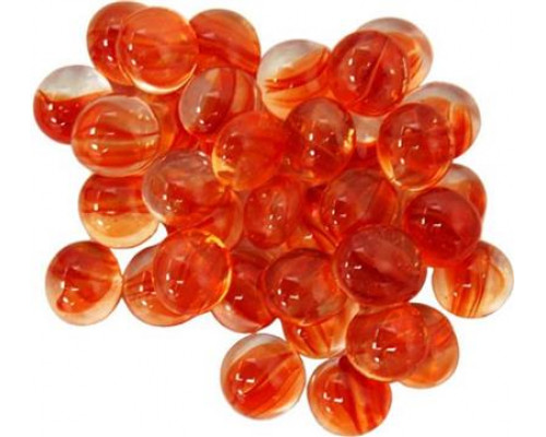 Chessex Gaming Glass Stones in Tube - Catseye Red (40)