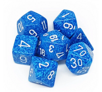 Chessex Speckled Polyhedral 7-Die Set - Water