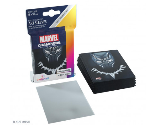 Gamegenic - Marvel Champions Art Sleeves - Black Panther (50+1 Sleeves)