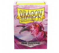 Dragon Shield Standard Sleeves - Pink Diamond (100 Sleeves)
