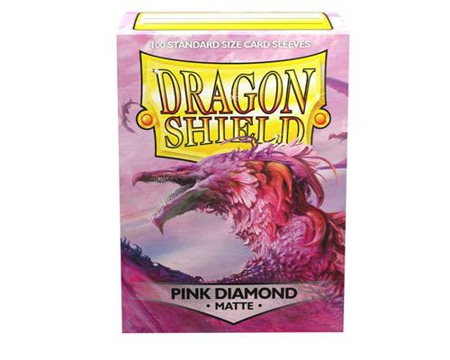 Dragon Shield Standard Sleeves - Pink Diamond (100 Sleeves)