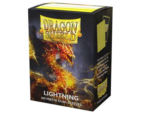 Dragon Shield Dual Matte Sleeves - Lightning 'Ailia' (100 Sleeves)