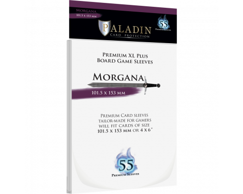 Paladin Sleeves - Morgana Premium XL PLUS 101.5x153mm (55 Sleeves)
