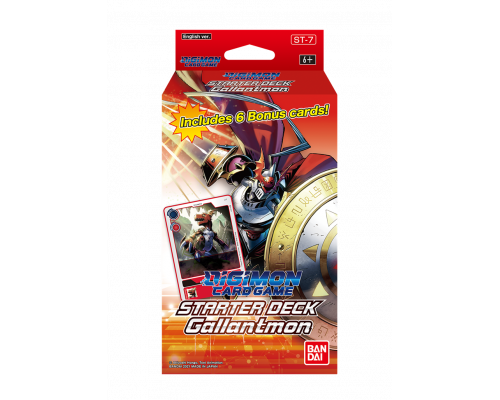 Digimon Card Game - Starter Deck Display Gallantmon ST-7 (6 Decks) - EN
