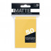 UP - Standard Sleeves - Pro-Matte - Non Glare - Yellow (50 Sleeves)