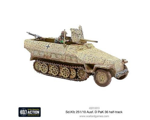 Bolt Action - Sd.Kfz 251/10 ausf D (37mm Pak) Half Track - EN