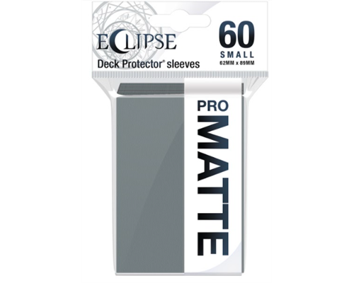 UP - Eclipse Matte Small Sleeves: Smoke Grey (60 Sleeves)