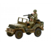 Bolt Action - US Army Jeep with 30 Cal MMG - EN