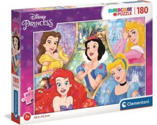 Clementoni Puzzle 180 Princess. Księżniczki 29311