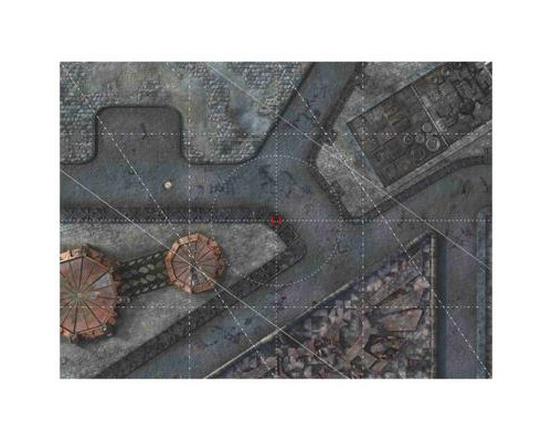 Bandua - 9ED Playmat with Deployment Zones 44"x30" Imperial City 1