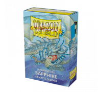 Dragon Shield Small Sleeves - Japanese Matte Sapphire 'Turikos' (60 Sleeves)