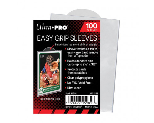 UP - 2-1/2" X 3-1/2" Easy Grip Sleeves (100 Sleeves)