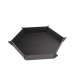 Gamegenic - Magnetic Dice Tray Hexagonal Black/Gray