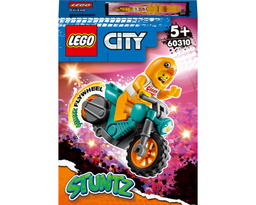 LEGO City Motocykl kaskaderski z kurczakiem (60310)