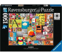 Ravensburger Puzzle 2D 1500 elementów Domek z kart